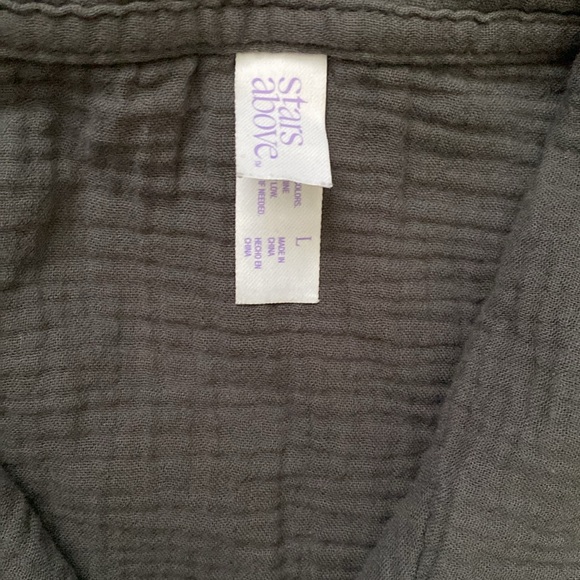 Stars Above collared button-down, sleep shirts. - Picture 2 of 2